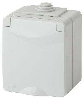 розетка 1-м оп эра эксперт 11-2602-03 16а ip65 250в 2p+e защ. шторки сер. эра б0035990 от магазина Штепсель и батарейка.