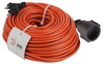 удлинитель-шнур 1х40м без заземл. 10а ip20 upx-1-2х1-40m пвс 2х1 (бухта) эра б0046808 от магазина Штепсель и батарейка.