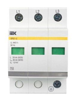 ограничитель перенапряжения опс1-c 3p iek mop20-3-c от магазина Штепсель и батарейка. - фото_4