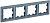 рамка 4-м brite ру-4-брм маренго iek br-m42-k35 от магазина Штепсель и батарейка.