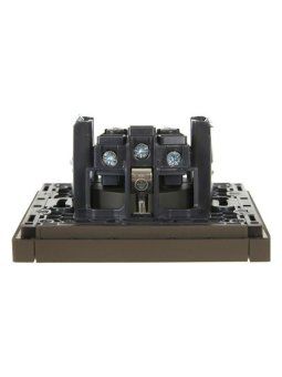 розетка сп forte&piano fp316 16а с заземл. без защ. шторок винт. крепл. сер. iek fp-r11-16-k03 от магазина Штепсель и батарейка. - фото_5