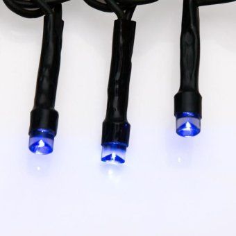 гирлянда светодиодная "твинкл лайт" 10м 80led син. 5.7вт 220-240в ip20 с контроллером 8 режимов провод пвх темн. зел. neon-night 303-043 от магазина Штепсель и батарейка. - фото_10