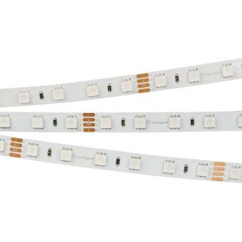 лента светодиодная rt-b60-10mm 24v rgb 14.4вт/м ip20 5060 открыт. (уп.5м) arlight 010367(2) от магазина Штепсель и батарейка.
