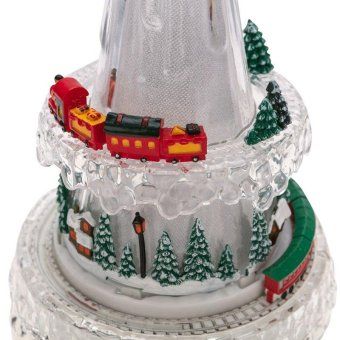 фигура светодиодная "новогодний поезд с мелодией" 30.5см rgb на подставке neon-night 513-025 от магазина Штепсель и батарейка. - фото_7