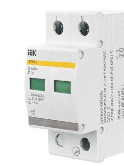 ограничитель перенапряжения опс1-c 2p iek mop20-2-c от магазина Штепсель и батарейка. - фото_11