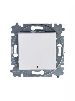 переключатель 1-кл. сп levit ip20 с подсветкой ориентацион. бел./ледяной abb 2chh590646a6001 от магазина Штепсель и батарейка. - фото_2