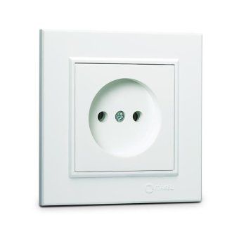 розетка б/з (керамика) сп karea 16а ip20 бел. makel 56001002 от магазина Штепсель и батарейка.