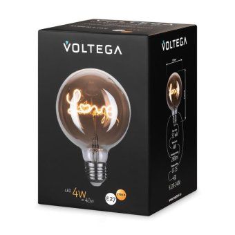 лампа светодиодная филаментная loft 271 g125 4вт 2700к e27 voltega 8522 от магазина Штепсель и батарейка. - фото_7