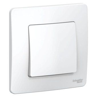 выключатель 1-кл. сп blanca 10а ip20 (сх. 1) 250в бел. se blnvs010101 от магазина Штепсель и батарейка.