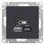 розетка usb atlasdesign тип a+c 5в/2.4а 2х5в/1.2а механизм карбон se atn001039 от магазина Штепсель и батарейка. - фото_3