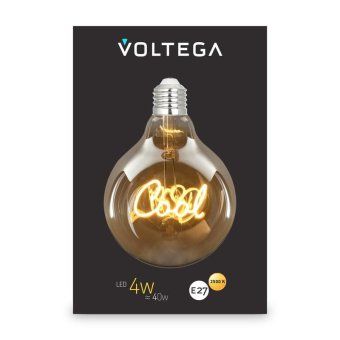 лампа светодиодная филаментная loft 271 g125 4вт 2500к e27 voltega 8554 от магазина Штепсель и батарейка. - фото_6