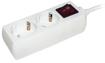 удлинитель 2х3м с заземл. 16а ip20 у02к 2p+pe 250в 3х1 с выкл. iek wyp10-16-02-03-zk-n от магазина Штепсель и батарейка.
