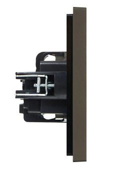 розетка сп forte&piano fp315 16а с заземл. защ. шторки винт. крепл. сер. iek fp-r14-16-k03 от магазина Штепсель и батарейка.