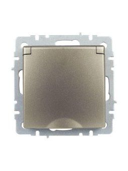 розетка brite рсбш10-3-брш 16а ip20 с заземл. защ. шторки с крышкой механизм шампань iek br-r16-16-k37 от магазина Штепсель и батарейка. - фото_8