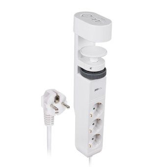 удлинитель 3х1.5м на струбцине с заземл. с выкл. 3 usb выхода (2а+1с) ip20 пвс 3х1 etd-03u-150-wh (3х1.5) бел. jazzway 5059535 от магазина Штепсель и батарейка.
