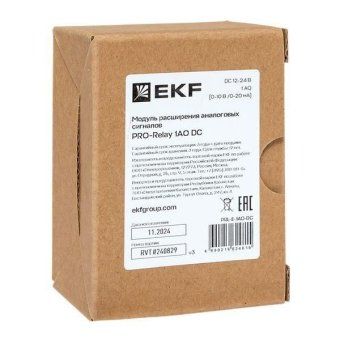 модуль расширения аналоговых сигналов pro-relay 1ao dc ekf prl-e-1ao-dc от магазина Штепсель и батарейка. - фото_5