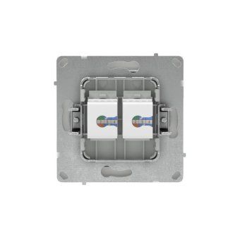 розетка компьютерная 2-м kant rj45 кат.6a без шторки бел. магнолия dkc 7000674 от магазина Штепсель и батарейка. - фото_3