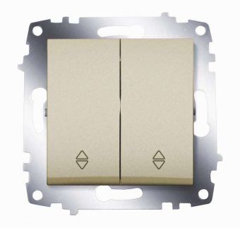 переключатель 2-кл. сп cosmo 10а ip20 (сх. 6) механизм титаниум abb 619-011400-211 от магазина Штепсель и батарейка.
