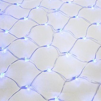 гирлянда светодиодная "сеть" 1.5х1.5м 150led син. 12вт ip20 провод пвх прозр. neon-night 215-123 от магазина Штепсель и батарейка. - фото_10