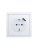розетка 1-мест. с/з+usb разъем zima ip20 бел. lezard 704-0288-181 от магазина Штепсель и батарейка.