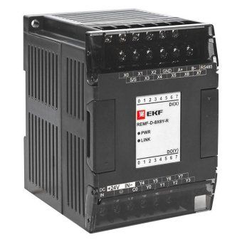 модуль дискретного в/в remf 8/8 pro-logic ekf remf-d-8x8y-r от магазина Штепсель и батарейка.
