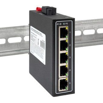 коммутатор неуправляемый промышленный u-5t 5 портов 10/100base-t(x) rj45 монтаж на din-рейку tsx ekf tsx-u-5t от магазина Штепсель и батарейка. - фото_2
