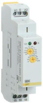 реле задержки включения ort 1 контакт 12-240в ac/dc iek ort-a1-acdc12-240v от магазина Штепсель и батарейка. - фото_2