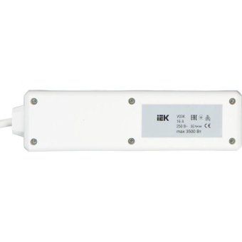 удлинитель 3х1.5м с заземл. 16а ip20 у03к 2p+pe 250в пвс 3х1 с выкл. iek wyp10-16-03-01-zk-17 от магазина Штепсель и батарейка. - фото_3
