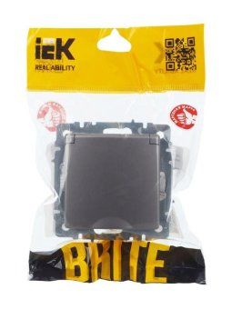 розетка brite рсбш10-3-44-брс 16а ip44 с заземл. защ. шторки с крышкой механизм сталь iek br-r16-16-44-k46 от магазина Штепсель и батарейка. - фото_9