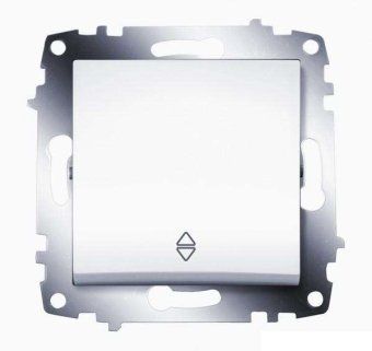 переключатель 1-кл. 1мод. сп cosmo 10а ip20 (сх. 6) механизм бел. abb 619-010200-209 от магазина Штепсель и батарейка.