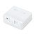 корпус настенной розетки wr-mb-2 для установки 2-х вставок типа keystone jack бел. wrline 505220 от магазина Штепсель и батарейка.