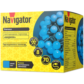 гирлянда светодиодная 61 839 ngf-b02-70b-10-8m-230-bl-ip44 navigator 61839 от магазина Штепсель и батарейка. - фото_2