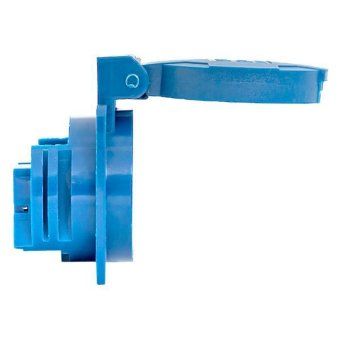 розетка панельная 112 скрытая 2p+pе 16а 220в ip44 с защ. крышкой ekf ps-112-16-220 от магазина Штепсель и батарейка. - фото_2