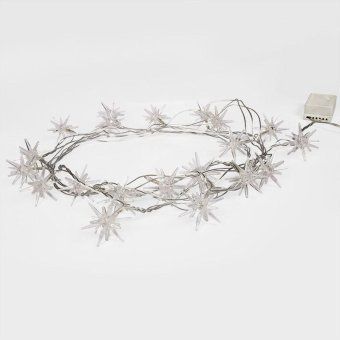 гирлянда светодиодная "снежинки" 2.8м 20led бел. 1вт ip20 neon-night 303-036 от магазина Штепсель и батарейка. - фото_7