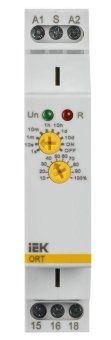 реле задержки включения ort 1 контакт 12-240в ac/dc iek ort-a1-acdc12-240v от магазина Штепсель и батарейка. - фото_3