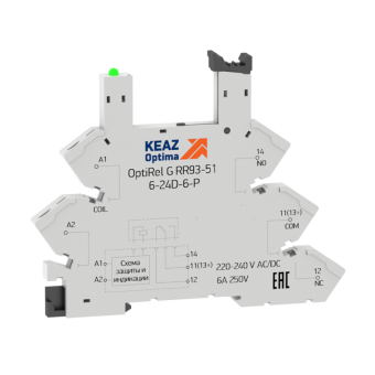 розетка для реле optirel g rr93-01-220-240u-6-v кэаз 281162 от магазина Штепсель и батарейка.