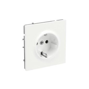 розетка силовая kant 2p+e без шторки бел. магнолия dkc 7000033 от магазина Штепсель и батарейка. - фото_2