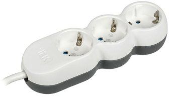 удлинитель 3х3м с заземл. 16а ip20 uno у03 2p+pe 250в 3х1.5 iek wyp53-16-03-03-z от магазина Штепсель и батарейка.