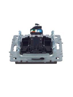 розетка компьютерная сп rj45 кат.5e brite рк10-бртб механизм бронза iek br-k10-1-k45 от магазина Штепсель и батарейка. - фото_5