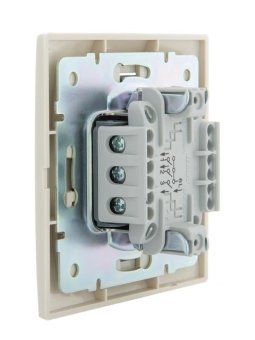 выключатель 3-кл. сп mira 10а ip20 со вставкой крем. lezard 701-0303-109 от магазина Штепсель и батарейка. - фото_5