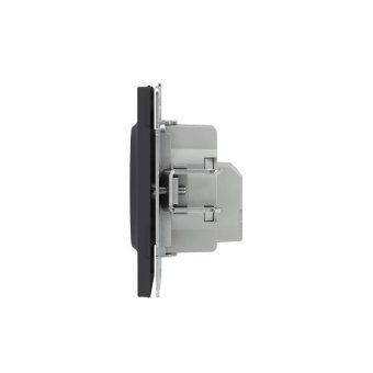 розетка силовая kant 2p+e защ. шторки черн. уголь dkc 7012003 от магазина Штепсель и батарейка. - фото_4