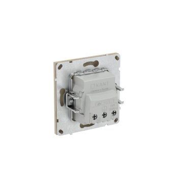 розетка силовая kant 2p+e защ. шторки ванильн. марципан dkc 7015003 от магазина Штепсель и батарейка. - фото_7