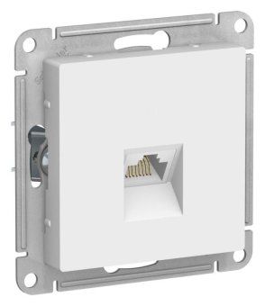 розетка компьютерная atlasdesign rj45 кат.5e механизм лотос se atn001383 от магазина Штепсель и батарейка.