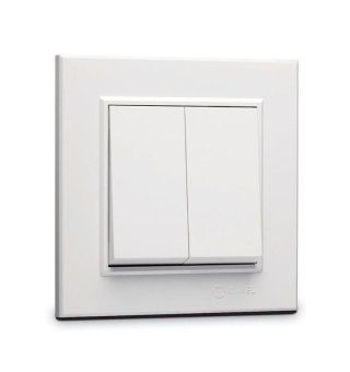 выключатель 2-кл. сп karea 10а ip20 бел. makel 56001003 от магазина Штепсель и батарейка.