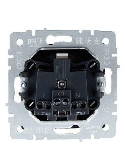 розетка brite рсбш10-3-брч 16а ip20 с заземл. защ. шторки с крышкой механизм черн. iek br-r16-16-k02 от магазина Штепсель и батарейка. - фото_5