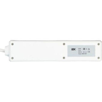 удлинитель 4х5м с заземл. 16а ip20 у04к 2p+pe 250в 3х1 с выкл. iek wyp10-16-04-05-zk-n от магазина Штепсель и батарейка. - фото_3