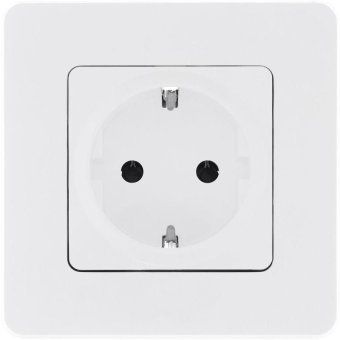 розетка 1-м сп inspiria 16а ip20 250в 2p+e защ. шторки немецк. стандарт механизм бел. leg 673730 от магазина Штепсель и батарейка.