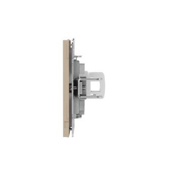 розетка компьютерная 1-м kant rj45 кат.5e без шторки ванильн. марципан dkc 7015663 от магазина Штепсель и батарейка. - фото_4