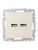 розетка brite usb a+a 3.1а рю10-1-бркр механизм беж. iek br-u21-d31-k10 от магазина Штепсель и батарейка. - фото_2