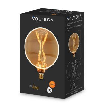 лампа светодиодная loft led g130 4вт 1800к e27 voltega 8541 от магазина Штепсель и батарейка. - фото_7